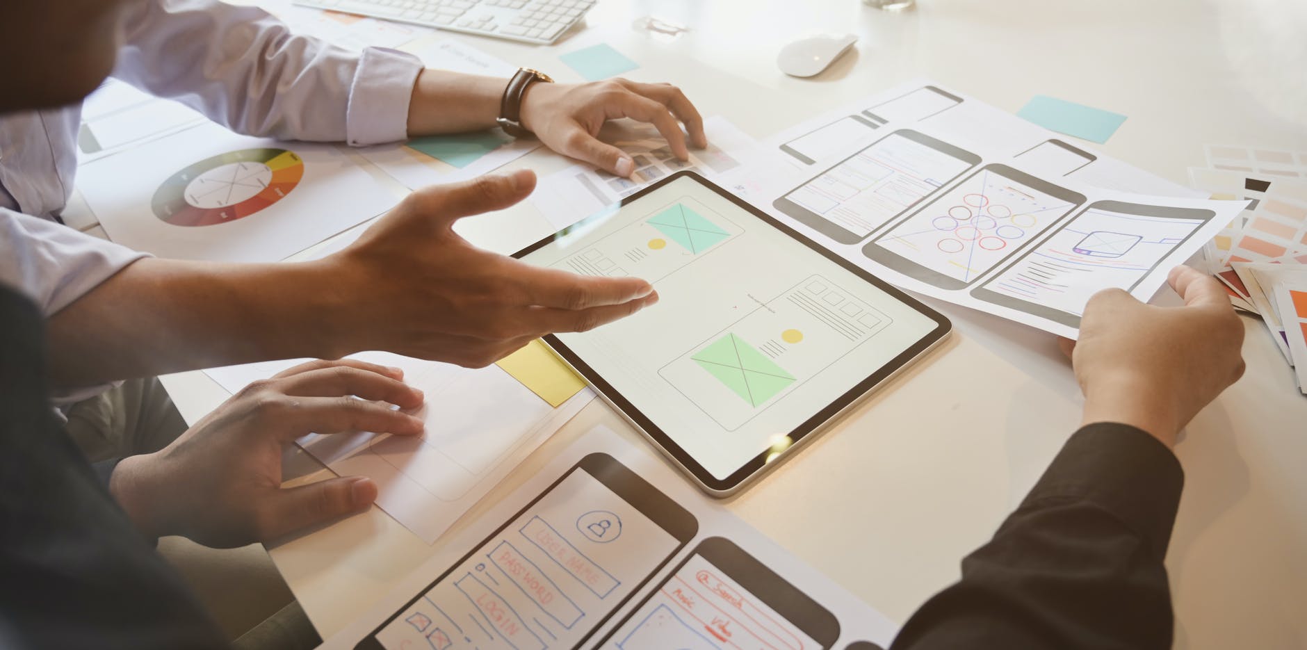 photo of person holding paper